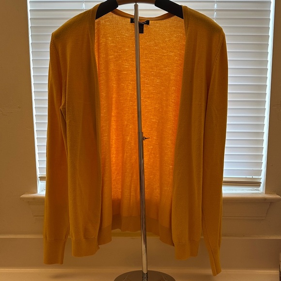 Yellow Open Front Cardigan - Picture 1 of 3